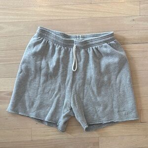 Alo Gray Sweat Shorts